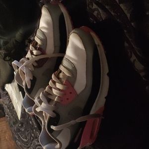 nike air max 90 white and pink grey